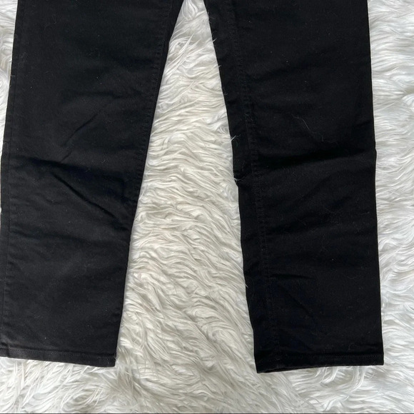 Acne Row Slouchy Straight Jeans Black Designer Casual Women’s Denim 26 - Picture 2 of 11